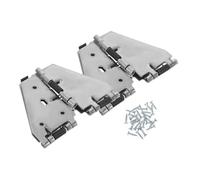 SHINEOFI Bisagra Metálica Grande para Mesas Plegables Bisagra Abatible con Mecanismo Resistente 2 Piezas con Tornillos Adecuado para Comedor Oficina y Cocina