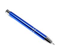 SHINEOFI Bolígrafo Metálico Led para Escritura Oficina, Color Azul, Tamaño 13.7x1.1 Cm, Bolígrafo De Mano Luz, Recargable, Uso Profesional Interiores y Lectura