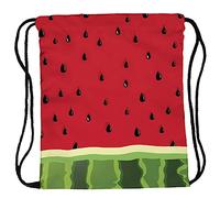 SHINEOFI Bolsa Cordón de Sandía para Niñas Mochila de Moda Cordón Estampada Ligera para Senderismo Yoga Viajes y Almacenamiento de Teléfonos y Documentos