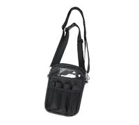 SHINEOFI Bolsa de cintura de trabajo multifuncional organizador de bolsillo de enfermería organizador de cuidados de enfermería Bolsa de enfermeras bolsa de la cintura tela oxford Negro