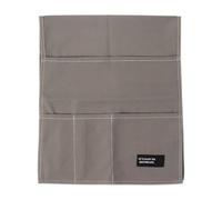 SHINEOFI Bolsa Lateral Reposabrazos del Sofá de Algodón 1 Unidad Organizador Multiusos Cuatro Compartimentos Lavable y Reutilizable Color Gris Claro para Sala y Dormitorio