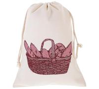 SHINEOFI Bolsa Multifuncional Fácil de Limpiar Organizador de Almacenamiento de Lino Diseño Sencillo para Pan Cordón para Uso en Casa y Viaje
