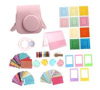 SHINEOFI Bolsa Retro para Cámara Instantánea Compatible con Polaroid Mini Estuche Protector para Cámara Instantánea con Filtros y Pegatinas para Uso Diario