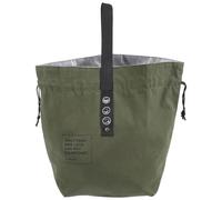 SHINEOFI Bolsa Térmica Portátil para Almuerzo Cordón Bolsa de Almuerzo Reutilizable de Lona Gruesa Aislante y Termoeléctrica para Oficina y Escuela Color Verde Militar Tamaño Mediano