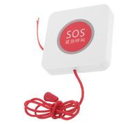 SHINEOFI Botón de Emergencia con Cuerda de Tracción Táctil Interruptor de Alarma Sos para Mayores Sistema Fiable de Prevención de Caídas y Dispositivo de para Seguridad Personal