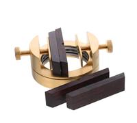SHINEOFI Brass Wood Carving Clamp Rotating Seal Engraving Vise Durable Compact Tool For Stone And Calligraphy Craft Projects