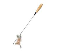 SHINEOFI Cabezal De Repuesto Resorte para Varita Interactiva De Gato, Accesorio Plumas, Color Brillante, Tamaño Estándar, para Juego Interior, Juguetes para Gatitos Interactivos