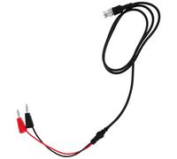 SHINEOFI Cable de Prueba a Banana de Cobre Puro Conector Giratorio Adaptador para Osciloscopio y Multímetro Línea de Prueba Eléctrica Flexible y Mediciones Precisas