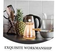 SHINEOFI Cafetera de Vidrio Turca con Asa Lateral Ergonómica para Estufa Calentador de Leche y Tetera para Café y Té Manual Fácil Limpieza y Preservación de Sabores Naturales