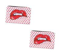 SHINEOFI Caja De 2 Piezas Señora Bolsas De Maquillaje Útiles Escolares Bolsas De Aseo para Mujeres Bolsas De Cosméticos para Mujeres Caja De Lápiz De Embrague Perder Impresión Suministros