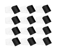SHINEOFI Caja De Almacenamiento Cuadrada De 4 Juegos Vitrina Para Colección De Muestras Fácil De Usar Se Coloca De Forma Estable En El Escritorio Decorativa 12 Piezas X 4