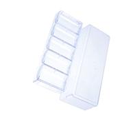 SHINEOFI Caja De Chips Transparente Portátil Estuche De Almacenamiento para Fichas De Póker Resistente Al Desgaste para Casa o Torneos De Póker