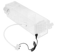 SHINEOFI Caja de Filtro de Acuario Acrílico Transparente con Bomba de Agua, Diseño Simple y Silencioso para Filtración Interior y Ciclo Ecológico