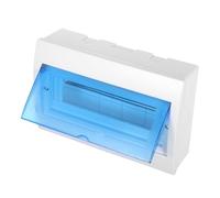 SHINEOFI Caja de Interruptores de Circuito Plástica Resistente la Intemperie con Riel Din de Vías Caja de Distribución Eléctrica para Uso Exterior Hogar y Comercio