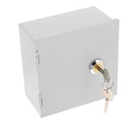 SHINEOFI Caja Eléctrica de Acero Inoxidable 86 para Enchufe con Cerradura Resistente al Agua y Antipolvo Protección para Tomas de Corriente en Interiores y Exteriores Caja de Salida