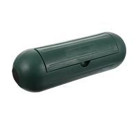 SHINEOFI Caja exterior cable unión largo Cubrir seguridad fuerza alargadera cubierta de salida resistente a la intemperie cubierta impermeable del enchufe el plastico Green