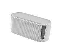 SHINEOFI Caja Organizadora para Cables con Gran Capacidad Estructura Simple y Ventilación Almacenaje Seguro para Regletas y Cargadores para Oficina Hogar y Dormitorio