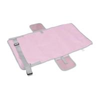 SHINEOFI Cama Portátil para Avión, Extensor de Asiento Rosa | Tela Bandas Ajustables, Base Partículas Antideslizantes, Instalación Rápida, Apoyo Estable para Bebés