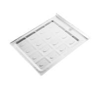 SHINEOFI Cenicero para Calentador Eléctrico Bandeja de Hierro Plata | Recolector de Residuos, Resistente al Calor, Fácil Limpieza, para Oficina y Camping, Uso Patio Heater y Fireplace
