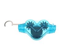 SHINEOFI Cepillo para Limpiar Cadenas de Bicicleta y Motocicleta, Limpiador de Cadena Portátil de Plástico Azul, Elimina Grasa y Suciedad, para Mantenimiento en Casa y Aventuras al Aire