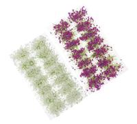 SHINEOFI Césped para Mesa de Arena de Resina Diseño Realista y Acabado Fino para Decoración de Micro Paisajes en Escena de Soldados, Pack de 2 Cajas