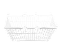 SHINEOFI Cesta de Almacenamiento Portátil de Hierro Asa Grande de Color Claro Cesta Multiusos para Compras y Organización del Hogar para Cosméticos y Utensilios Ligera y Resistente