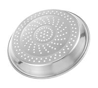 SHINEOFI Cesta Vaporera de Acero Inoxidable 31 Cm para Cocina al Vapor, Bandeja Orificios Uniformes para Verduras, Mariscos y Bollos, Rejilla Ligera y Compacta para Vaporera de Alimentos