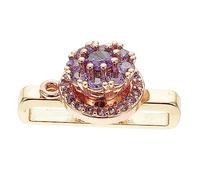 SHINEOFI Charm Decorativo para Correa de Reloj Inteligente Anillo Giratorio para Pulsera de Silicona Accesorio y Elegante Color para Personalizar y Embellecer Smartwatch