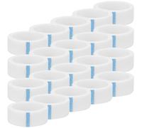 SHINEOFI Cinta Adhesiva de Color Claro para Extensiones de Pestañas, 20 Rollos de Tela No Tejida de 1,2cm para Sujetar y Manipular Párpados en Salones de Maquillaje