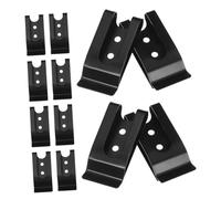 SHINEOFI Clips Metálicos para Cinturón, 12 Piezas Cierre Duradero, Soporte para Teléfono Agarre Seguro, Adecuados para Oficina y Actividades Al Aire Libre