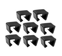 SHINEOFI Clips para Muebles de Ratán para Sofá Exterior Abrazaderas para Sillas de Mimbre Ranuras de 43 CM y 525 CM 8 Piezas Sujetadores Resistentes para Muebles de Jardín y Patio