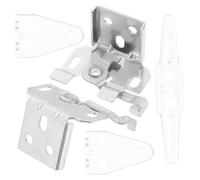 SHINEOFI Código De Instalación Persianas Venecianas De Enrollador De Cordón para Persianas Soportes De Metal Ganchos Antiviento para Mejoras El Hogar