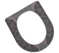 SHINEOFI Cojín de Inodoro de Silicona Antideslizante, Desmontable, Color Gris, Almohadilla Reutilizable para Asiento de Inodoro Doméstico, Protección Completa para Baño, Ligero y Fácil