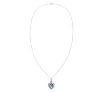 SHINEOFI Colgante Corazón Urna para Cenizas de Mascotas Acero Inoxidable Joyería Conmemorativa Duradera Estuche Abierto para Recuerdos de Cremación de Perro y Gato