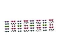 SHINEOFI Colgante De Gafas De Moda De Simulación. Colgantes Accesorios Manualidades Conformado Delicado Llave Anteojos Decoración Mini Dijes De Joyería Metal 10 Piezas X 4