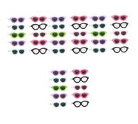 SHINEOFI Colgante De Gafas De Moda De Simulación. Encanto Colgante Llave Encantos De Gafas De Sol A Granel Delicado Adorno De Anteojos Accesorio Conformado Resina 10 Piezas X 4