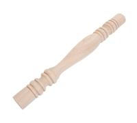 SHINEOFI Columna Redonda de Madera Tallada Estilo Europeo para Barandilla Ensamblaje de Mortaja y Espiga, Color Caqui, Adecuado para Proyectos de Villa y Decoración Interior
