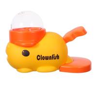 SHINEOFI Comedero Lento para Perros con Dispensador de Golosinas Interactivo Forma de Pez Diseño Presionable y Giratorio para Control de Porciones Juguete para Cachorros y Perros Pequeños