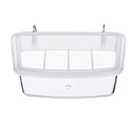 SHINEOFI Comedero para Pájaros de Jardín Transparente 2 Piezas 4 Compartimentos Plástico Resistente Antipérdida Adecuado para Loros y Periquitos en Exteriores