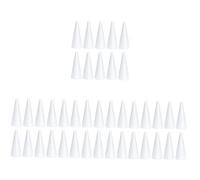 SHINEOFI Conos De Poliespan Grandes Piezas Porexpan 40 Piezas Cono De Bricolaje Cono De Poliestireno Árbol De Navidad Cono Árbol Pequeño Conos Manualidades Niño Crafts for Manualidades Cono De Niños