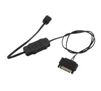 SHINEOFI Controlador de Ventilador Negro 5v con Conector de 3 Patas para PC Hub de Ventiladores y Control de Velocidad Adecuado para Fiesta Verano en Oficina y Gaming