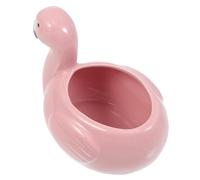 SHINEOFI Copa de Cóctel de Cerámica Rosa Diseño Flamenco Taza para Fiestas y Hogar Vaso Decorativo para Bar Adecuado para Bebidas y Celebraciones