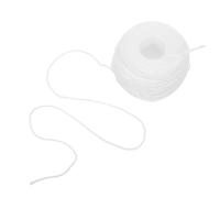 SHINEOFI Cordón Trenzado para Persiana Romana de Nailon 50m, Blanco | Cuerda de Repuesto para Persiana Enrollable, Uso Interior DIY, Corte a Medida, Acabado Liso