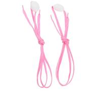 SHINEOFI Cordones Luminosos LED para Zapatos de Patinaje y Zapatos Planos, Diseño Creativo en Nylon Rosa Luces Intermitentes para Parejas