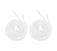 SHINEOFI Cordones y Fácil Inserción Blancos Planos de Poliéster Diseño Único para Zapatos Casuales y Deportivos Ideales para Zapatillas y Zapatos de Tabla