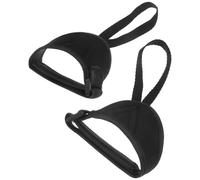 SHINEOFI Correa Ajustable Negro Bastón de Trekking y Esquí para Poliéster Pulsera Resistente Que Proporciona Soporte Adicional para Actividades al Aire Libre