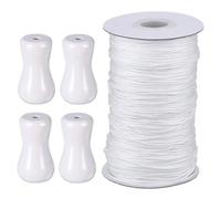 SHINEOFI Correa de Amarre para Cortina de Madera Color Claro, Juego Moderno | Superficie Lisa, Poliéster y Madera, para Persianas Venecianas, Valencias, Dormitorio, Reemplazo