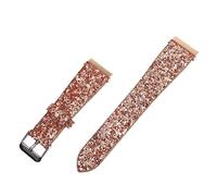 SHINEOFI Correa de Reloj Elegante Compatible con Fitbit SE Pulsera de Ecológico con Brillo Color Rosa Dorado Accesorio Duradero y Flexible para