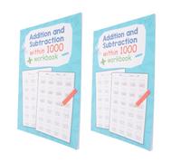 SHINEOFI Cuaderno de Ejercicios de Aritmética, Libro de Práctica de Aritmética, Papel, para Escuela, Práctica Diaria de Matemáticas, y Principiantes