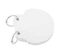 SHINEOFI Cuaderno Portátil de Hojas Sueltas Tamaño Mediano con 30 Páginas Vacías y 2 Anillas Móviles, Tarjetas de Memoria con Agujeros en Forma de Concha para Estudio Escolar y